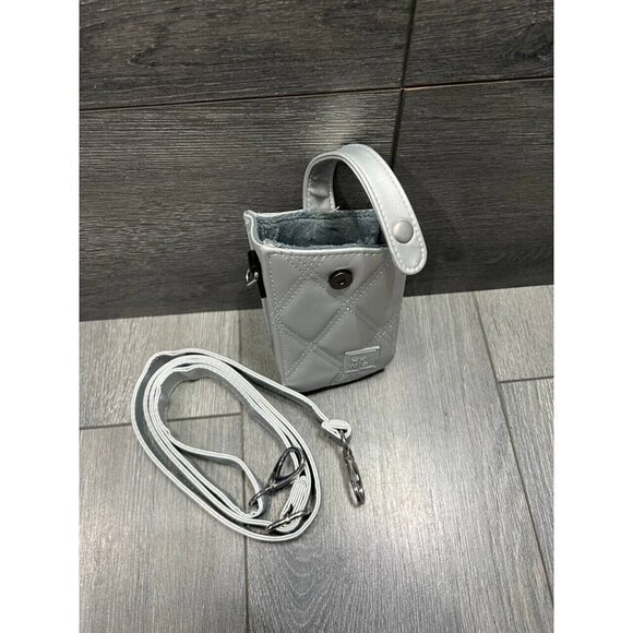 IHKWIP Cell Phone Crossbody with RFID Card Slots Metallic Silver, bag A629776 - Picture 4 of 8